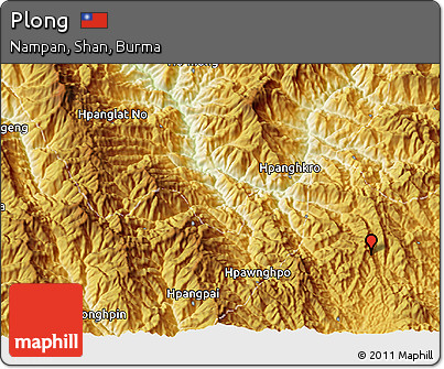 Physical 3D Map of Plong