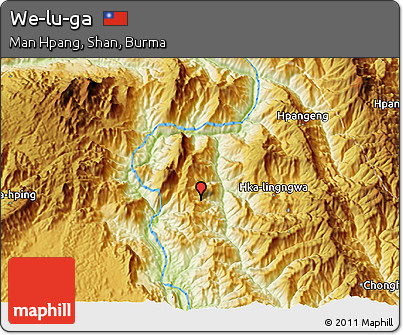 Physical 3D Map of We-lu-ga