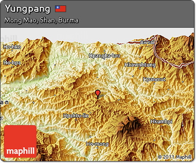 Physical 3D Map of Yungpang