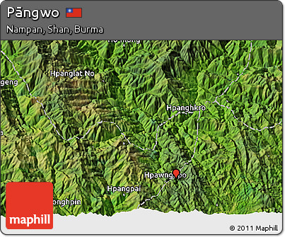 Satellite 3D Map of Pāngwo