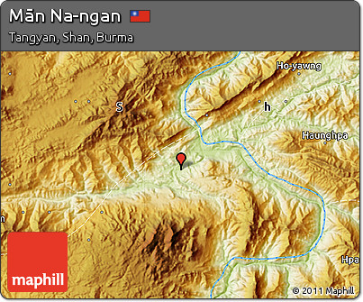 Physical Map of Mān Na-ngan