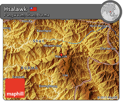 Physical 3D Map of Hsalawk