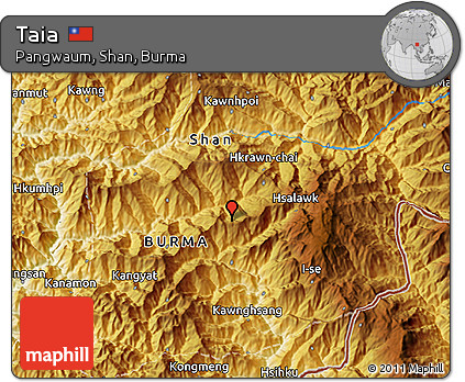 Physical 3D Map of Taia