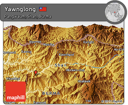 Physical 3D Map of Yawnglong