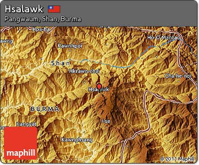 Physical 3D Map of Hsalawk