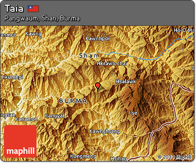 Physical 3D Map of Taia