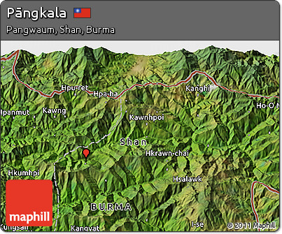 Satellite 3D Map of Pāngkala
