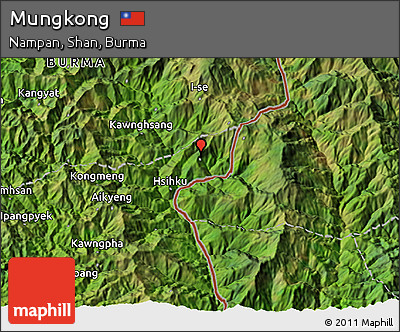 Satellite 3D Map of Mungkong