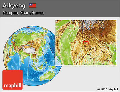 Physical Location Map of Aikyeng