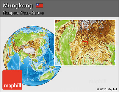Physical Location Map of Mungkong