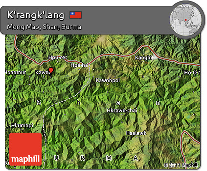 Satellite Map of K'rangk'lang