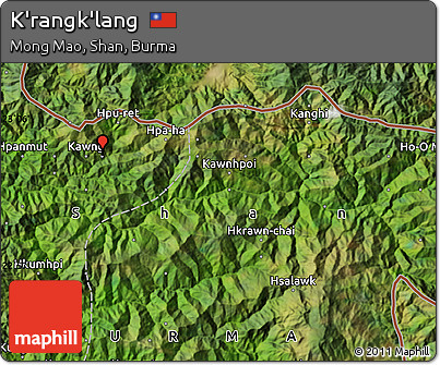 Satellite Map of K'rangk'lang
