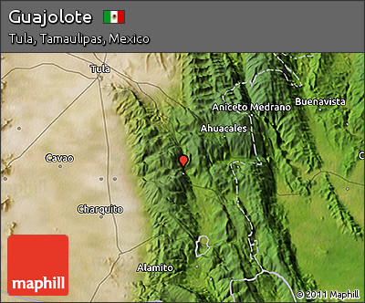 Satellite 3D Map of Guajolote