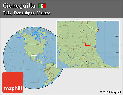 Savanna Style Location Map of Cieneguilla
