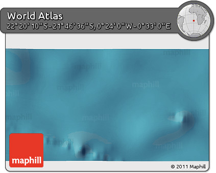 Satellite 3D Map of the Area around 22° 3' 23" S, 0° 4' 30" E