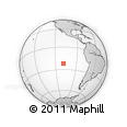 Outline Map of the Area around 22° 3' 23" S, 108° 43' 29" W, rectangular outline