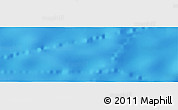 Physical Panoramic Map of the area around 22° 3' 23" S, 108° 43' 29" W