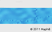 Physical Panoramic Map of the area around 22° 3' 23" S, 109° 34' 29" W