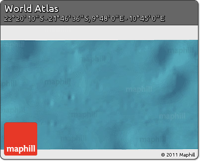Satellite 3D Map of the Area around 22° 3' 23" S, 10° 16' 30" E