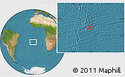 Satellite Location Map of the area around 22° 3' 23" S, 10° 58' 29" W