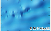Physical Map of the area around 22° 3' 23" S, 10° 58' 29" W