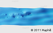 Shaded Relief Panoramic Map of the area around 22° 3' 23" S, 10° 58' 29" W