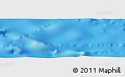 Physical Panoramic Map of the area around 22° 3' 23" S, 112° 58' 29" W