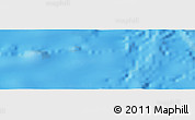 Physical Panoramic Map of the area around 22° 3' 23" S, 114° 40' 30" W