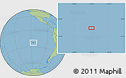 Savanna Style Location Map of the area around 22° 3' 23" S, 115° 31' 30" W