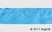 Shaded Relief Panoramic Map of the area around 22° 3' 23" S, 115° 31' 30" W