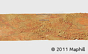 Satellite Panoramic Map of the area around 22° 3' 23" S, 116° 31' 30" E