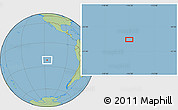 Savanna Style Location Map of the area around 22° 3' 23" S, 116° 22' 30" W