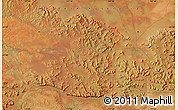 Satellite Map of the area around 22° 3' 23" S, 117° 22' 30" E