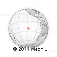 Outline Map of the Area around 22° 3' 23" S, 117° 13' 29" W, rectangular outline