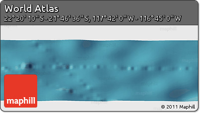 Satellite Panoramic Map of the Area around 22° 3' 23" S, 117° 13' 29" W