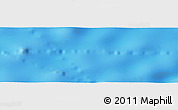 Shaded Relief Panoramic Map of the area around 22° 3' 23" S, 117° 13' 29" W