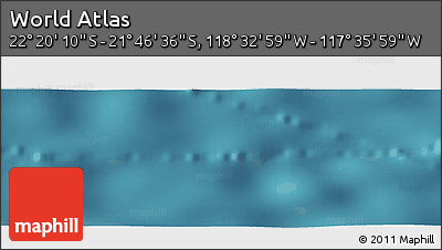 Satellite Panoramic Map of the Area around 22° 3' 23" S, 118° 4' 29" W