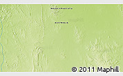 Physical 3D Map of the area around 22° 3' 23" S, 121° 37' 30" E