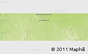 Physical Panoramic Map of the area around 22° 3' 23" S, 121° 37' 30" E