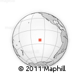 Outline Map of the Area around 22° 3' 23" S, 129° 58' 29" W, rectangular outline