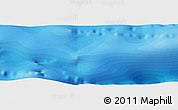 Political Panoramic Map of the area around 22° 3' 23" S, 12° 40' 30" W