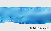Shaded Relief Panoramic Map of the area around 22° 3' 23" S, 12° 40' 30" W