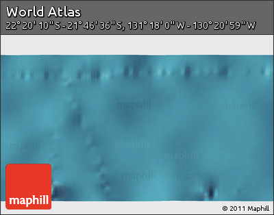 Satellite 3D Map of the Area around 22° 3' 23" S, 130° 49' 29" W
