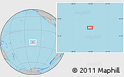 Gray Location Map of the area around 22° 3' 23" S, 135° 4' 29" W