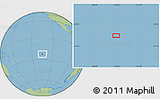 Savanna Style Location Map of the area around 22° 3' 23" S, 135° 4' 29" W