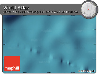 Satellite Map of the Area around 22° 3' 23" S, 140° 10' 30" W