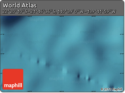 Satellite Map of the Area around 22° 3' 23" S, 140° 10' 30" W