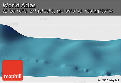 Satellite Panoramic Map of the Area around 22° 3' 23" S, 140° 10' 30" W
