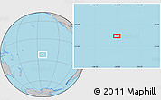 Gray Location Map of the area around 22° 3' 23" S, 142° 43' 29" W