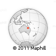 Outline Map of the Area around 22° 3' 23" S, 144° 34' 29" E, rectangular outline